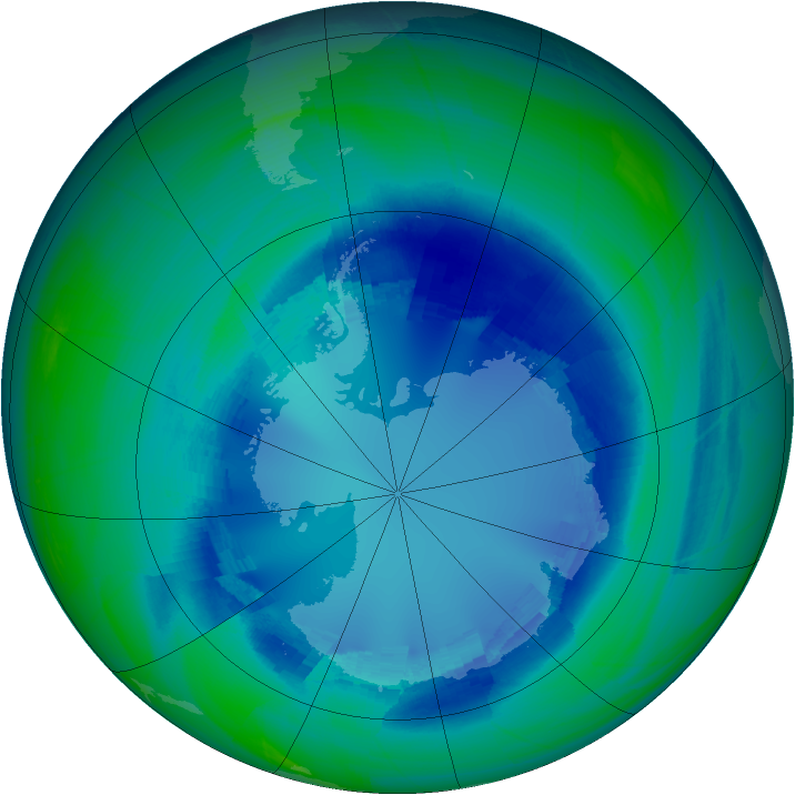 Ozone Map 2008-08-21